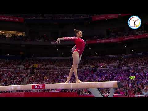Sunisa Lee  - Day 2 beam U S Track & Field Olympic Team Trials June 27,2021