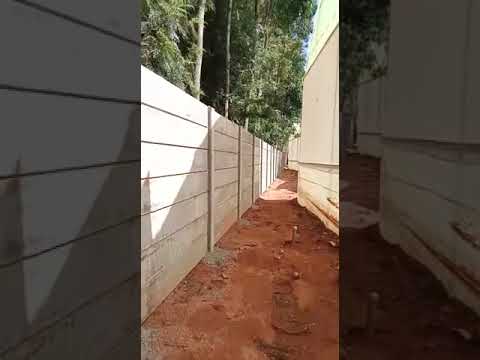 Modular Concrete Compound Wall