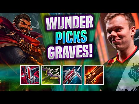 WHEN WUNDER PICKS GRAVES TOP! - G2 Wunder Plays Graves TOP vs Renekton! | Patch 11.22