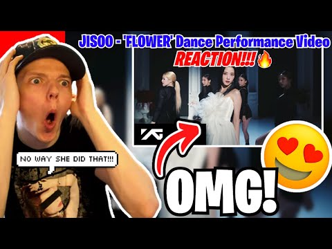 SHE REALLY IS GLOWING! JISOO - 'FLOWER' Dance Performance Video | REACTION!!!