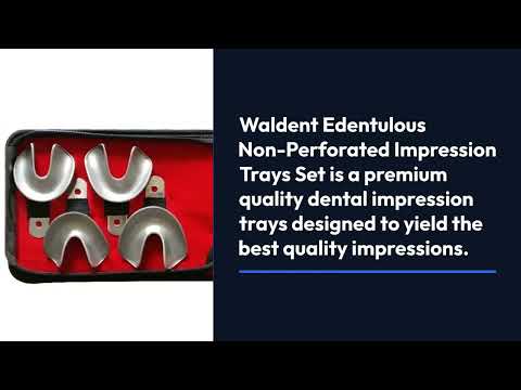 Waldent Edentulous Non-Perforated Impression Trays K18/2