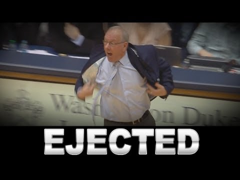 Controversial Call at End of Syracuse Duke Game Leads to Boeheim Ejection