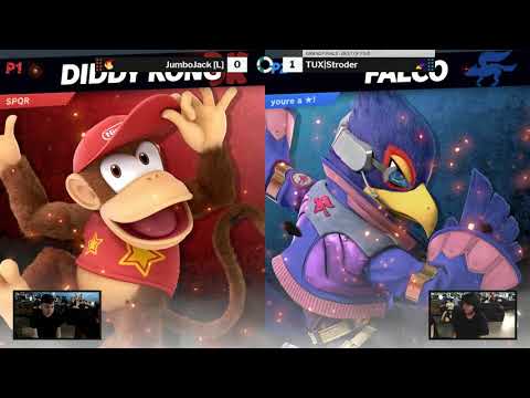 SOS 140 SSBU Grand Finals TUX|Stroder (Greninja/Falco/Pokemon) vs. JumboJack (Diddy)