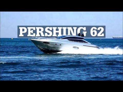 Pershing 62 Running at Speed