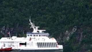 preview picture of video 'Ferry - MS Tranen - Katamaran - Nordled - Hardangerfjord - SUNNHORDLAND'