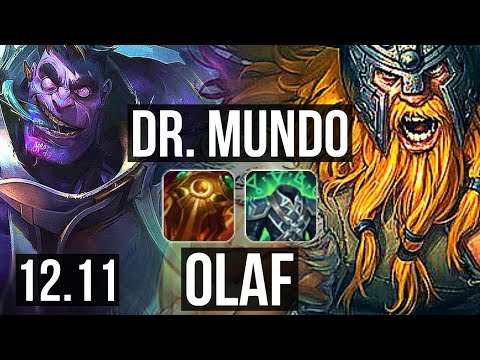 MUNDO vs OLAF (TOP) | Rank 4 Mundo, 4/0/5 | EUW Challenger | 12.11