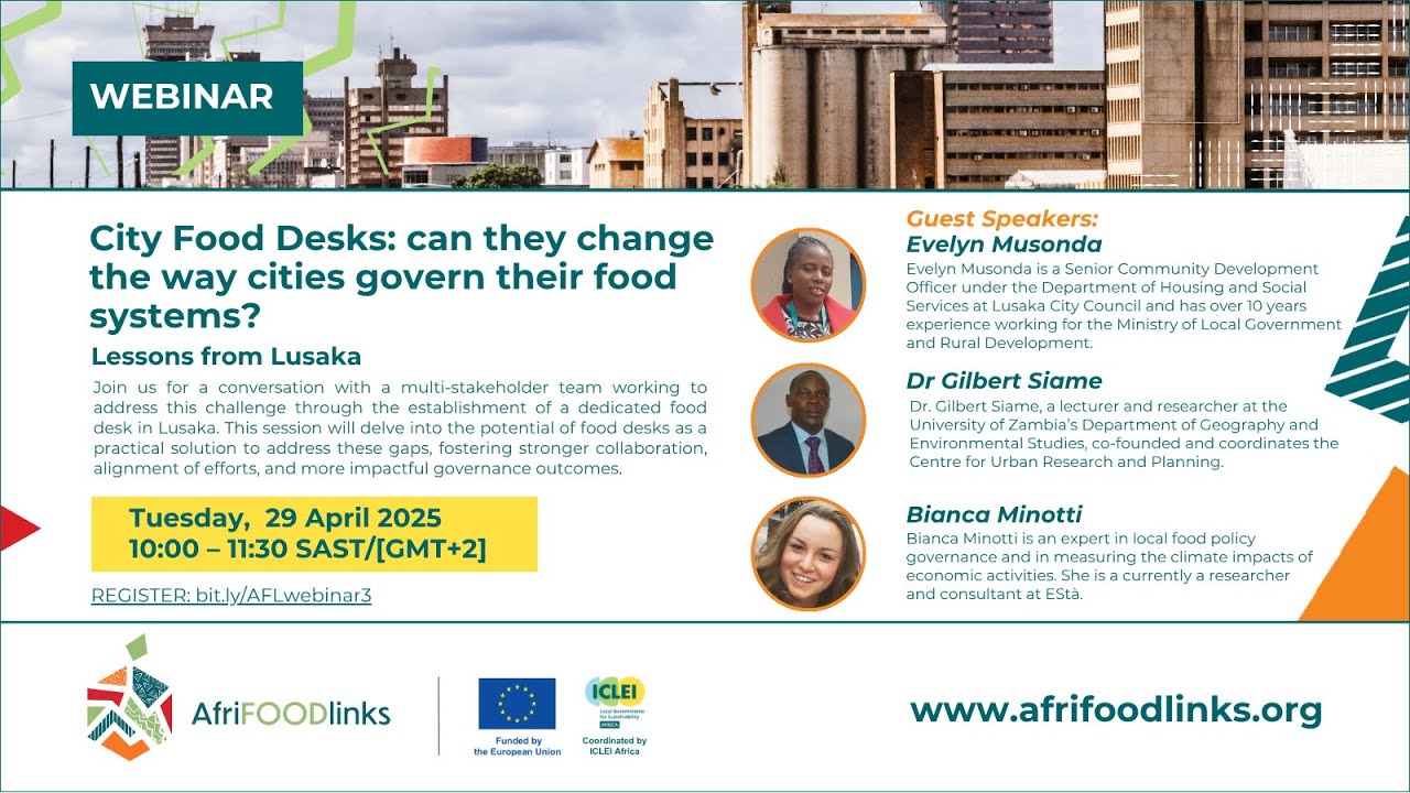 City Food Desks: Can They Change The Way Cities Govern Their Food Systems? Lessons from Lusaka