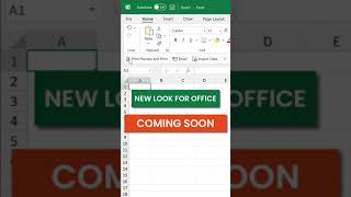 Microsoft Office Gets a NEW LOOK #shorts