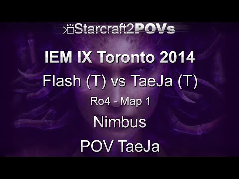 SC2 HotS - IEM IX Toronto 2014 - Flash vs TaeJa - Ro4 - Map 1 - Nimbus - TaeJa