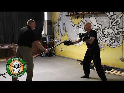 Shillelagh Down Strike to Hands - Irish Stick Fighting