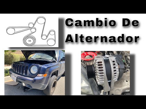 REEMPLAZO DE ALTERNADOR JEEP PATRIOT 2.4L 2012