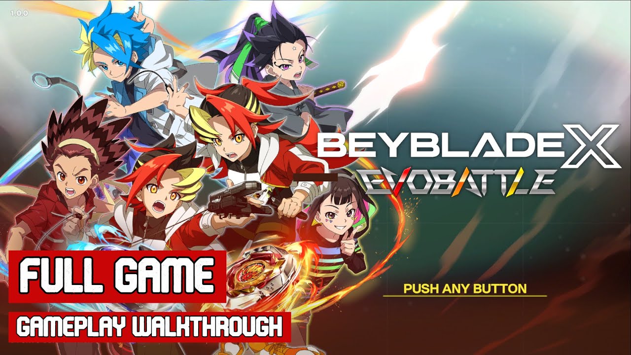BEYBLADE X EVOBATTLE Full Gameplay Walkthrough No Commentary