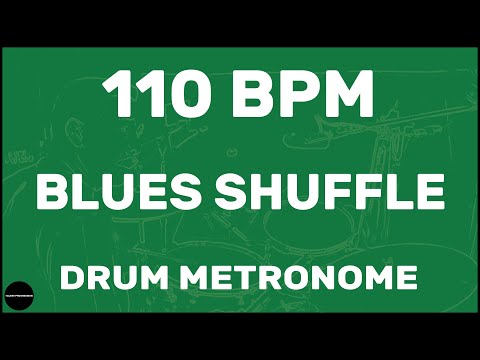 Blues Shuffle | Drum Metronome Loop | 110 BPM
