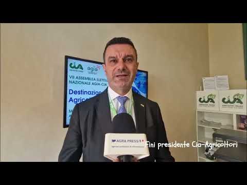 VII assemblea Agia-Cia: intervista a Cristiano Fini, presidente Cia-Agricoltori