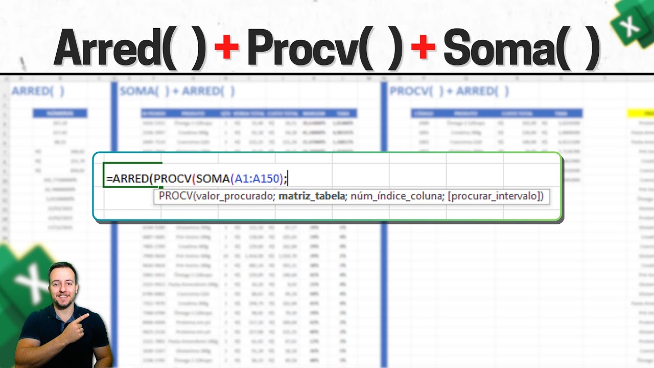 Compound Function | Formula within a Formula | ROUND, VLOOKUP, SUM