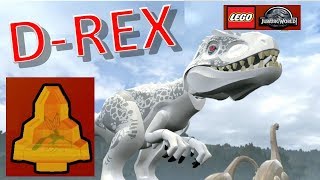 D-Rex. Lego Jurassic World The Game.  How to unlock INDOMINUS REX