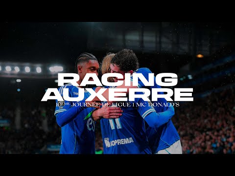 Racing - Auxerre (3-0) : les buts vus du bord terrain 🏟️📹