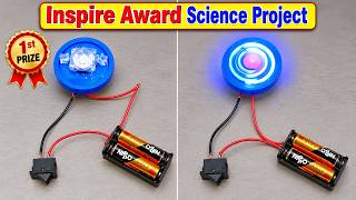 how to make dance night led light using dc motor and LED lights |inspire award science project