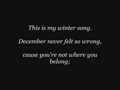 Winter Song ~ Sara Bareilles & Ingrid Michaelson ~ Lyrics