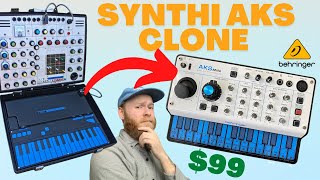 Video thumbnail for Behringer Details 2023 Release For $99 EMS Synthi AKS Clone by Tiger Arcade