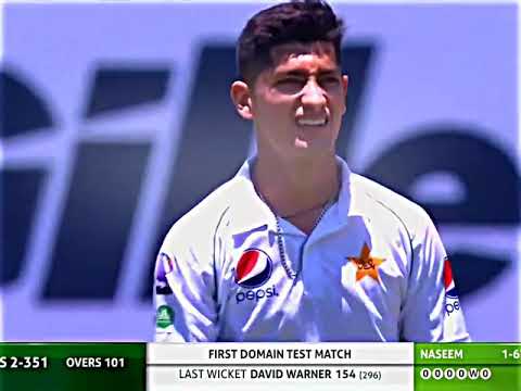 16 Year Old Naseem Shah Bowling Vs Aus 🔥🗿#fyp #growmyaccount#viralvideo #unfreezmyaccount#viral #c