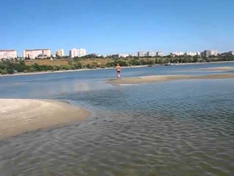 Cum arata Dunarea la Galati( a ajuns la una dintre cele mai scăzute cote din ultimele decenii)