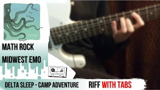 Delta Sleep - Camp Adventure Intro (with tabs) | Midwest Emo / Math Rock Guitar Riff