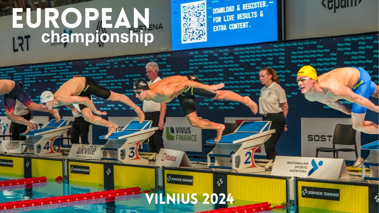 European Junior Swimming Championship Highlights. Vilnius 2024