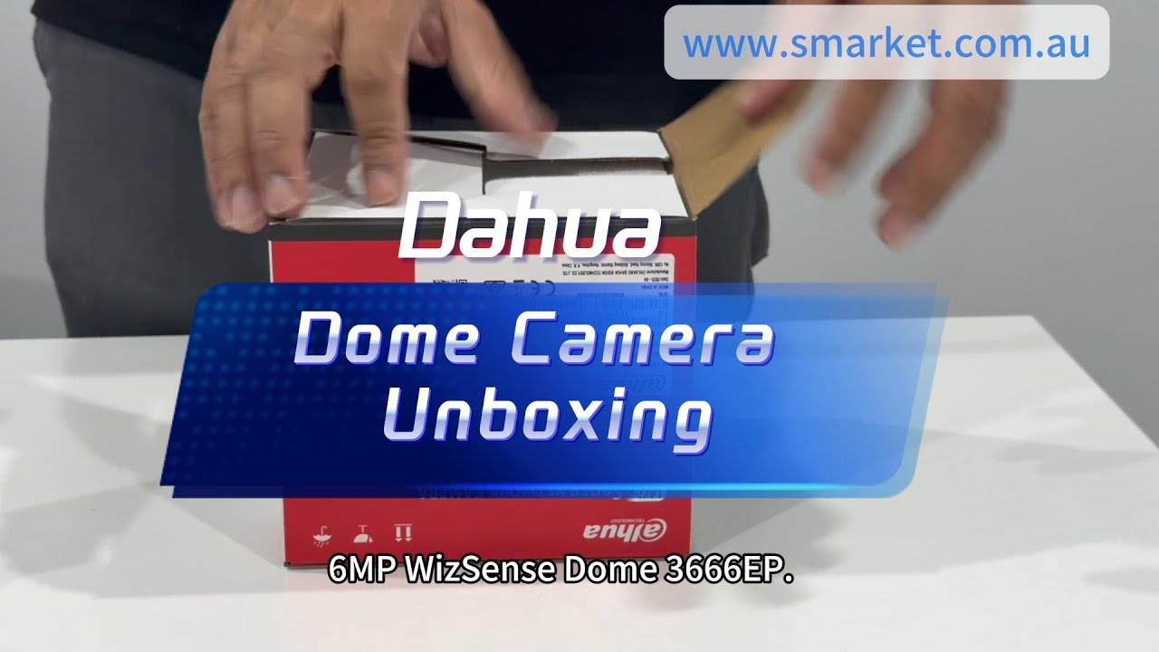 Dahua DH-IPC-HDBW3666EP-AS-AUS 6MP Dome Network Camera 50m IR 2.8mm with SMD 4.0, Wizsense - 产品视频 2