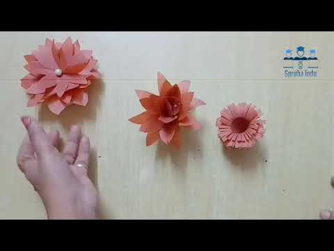 Amazing flowers for home decoration from wasted paper #viralvideo #diy #reuseidea  @spruhaindu