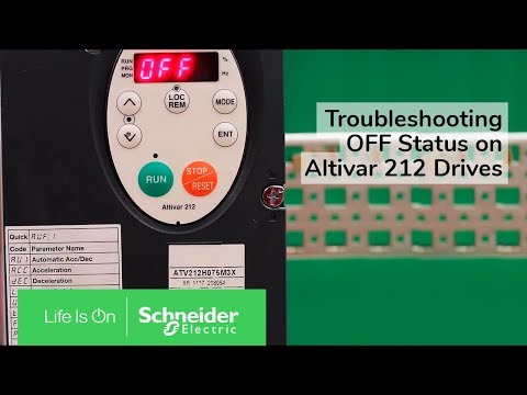 Video: Why would the ATV21 and ATV212 drives be showing OFF on the display?