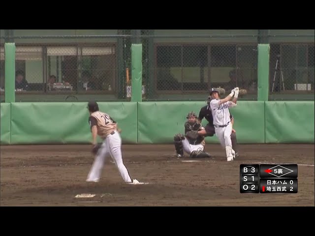 【ファーム】ライオンズ・熊代が右中間へタイムリー2ベースヒットを放つ!! 2017/5/27 L-F(ファーム)