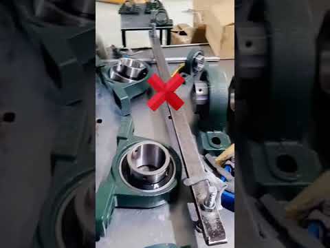 what is the correct way to assemble insert bearing into housing?