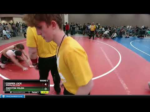 158-167 Lbs Round 2 - Cooper Lock, Spartan Mat Club Vs Preston Milem, Texas 5435