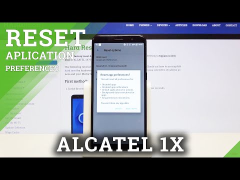 How to Reset App Preferences in ALCATEL 1X – Apps Settings