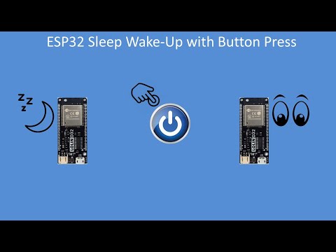 Tech Note 135 - ESP32 Wake-up from sleep using a push-button or Pulse