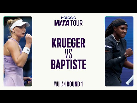 Ashlyn Krueger vs. Hailey Baptiste | 2025 Wuhan Round 1 | WTA Match Highlights