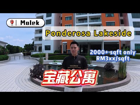 🇲🇾Molek Ponderosa Lakeside 超大2000+sqft 4房公寓只卖RM3xx/sqft⁉️新山最低🏆