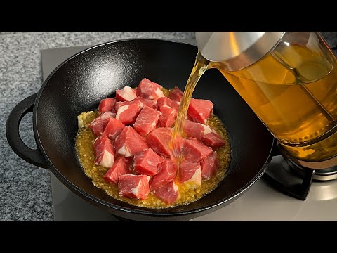 Any MEAT will become tender and juicy if you cook it like this! Oh my God, how delicious!