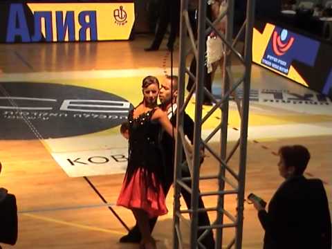 Titus Ablorh & Natalia Bekker at the World U21 10-dance championship