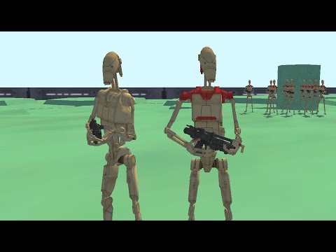 BATTLEDROIDS vs SECURITY DROIDS (hr.14) ~ Star Wars Mod - Men of War: Assault Squad 2