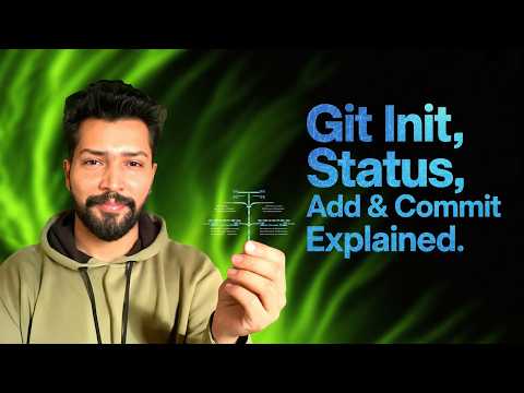Git Init Status Add And Commit Explained Git And Github For Beginners