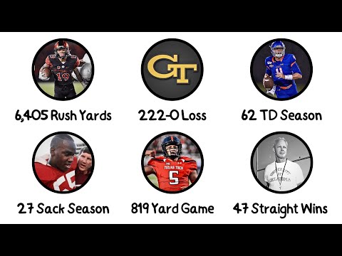 Every Unbreakable College Football Record Explained in 13 Minutes