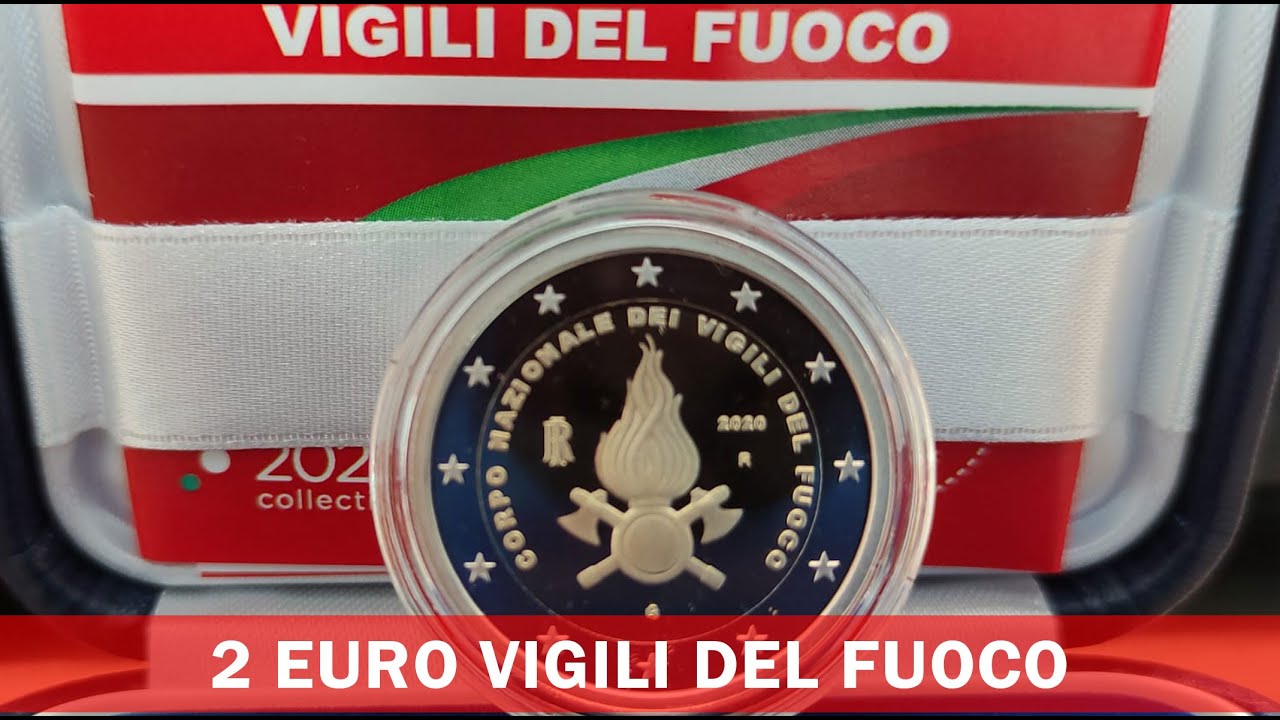Watch Now 2 Euro Vigili del Fuoco - Italia 2020 - Moneta da 2€ Rara BE, PP, FS, Proof Fondo Specchio 2 Euro Vigili del Fuoco - Italia 2020 - Moneta da 2€ Rara BE, PP, FS, Proof Fondo Specchio