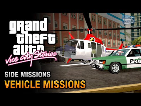 GTA Vice City Stories - All Vehicle Missions (Paramedic, Fire Fighter, Beach Patrol & More)