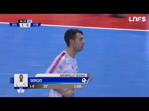 Gol Sergio (1-6) Naturpellet Segovia - FC Barcelona Lassa 1Div, J19