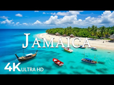 FLYING OVER JAMAICA (4K UHD) – Soothing Music Along With Beautiful Nature Video - 4K Video UHD #5