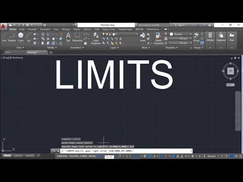 How to set limits in AutoCAD?