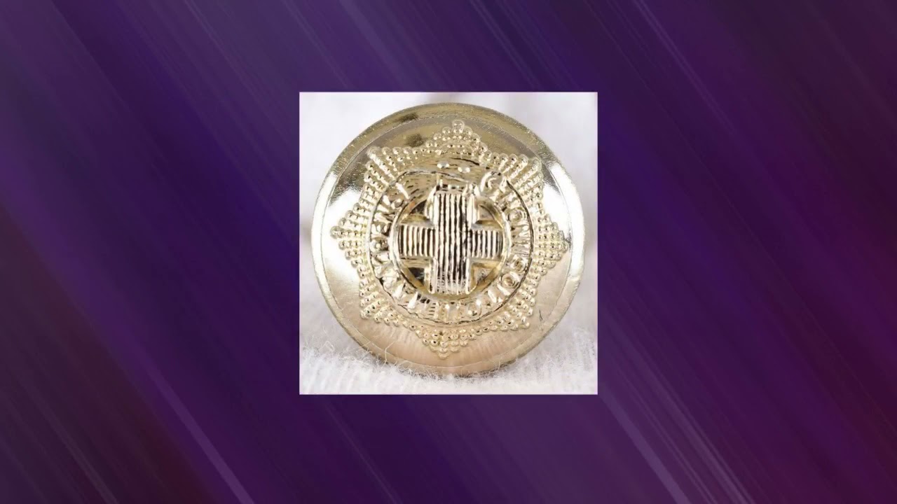 VTG Coldstream Guards Military Uniform Tunic Coat Jacket Button 19mm Cufflinks