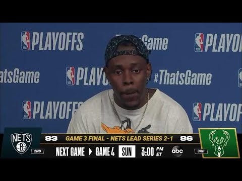 Jrue Holiday Game 3 Postgame Press Conference | #NBAPlayoffs